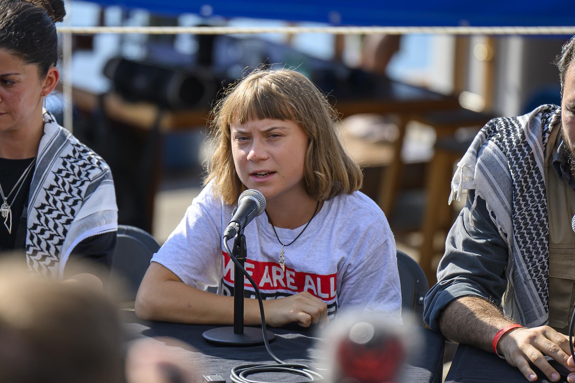 Greta Thunberg Flotilla Barcelona